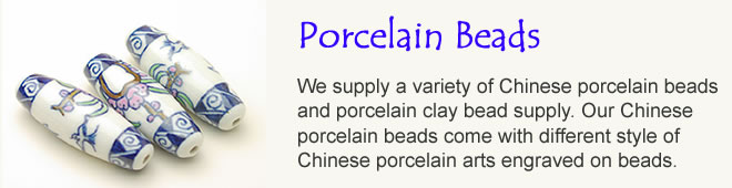 Porcelain beads